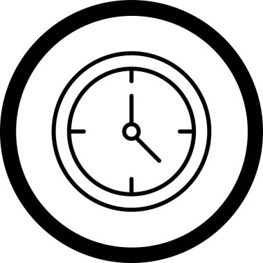 zaman simge vektör çizim