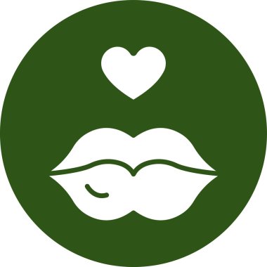 Aşk kalp vektör simgesi