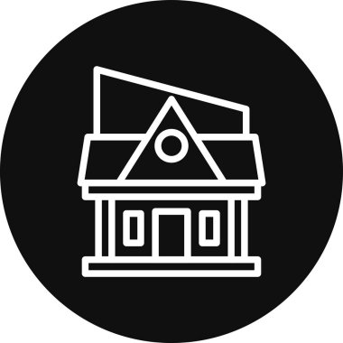 Yapı simgesinin vektör illüstrasyonu