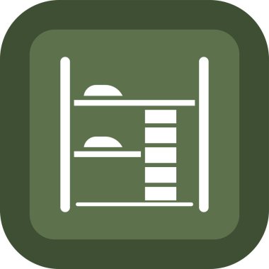 Bar çizelgesi. Web simgesi basit illüstrasyon