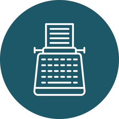 Bir dizüstü bilgisayarın vektör simgesi