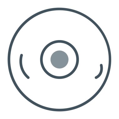 Vinil disk vektör simgesi