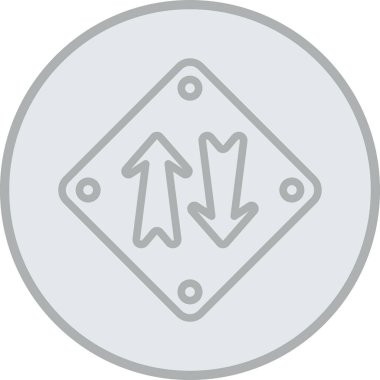 Arrow vektör simgesi illüstrasyonu