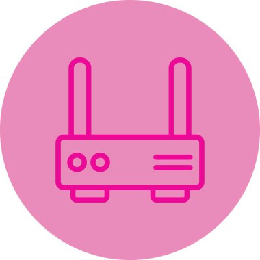 Modern simgenin vektör illüstrasyonu