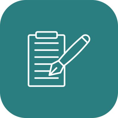 Belge simgesinin vektör illüstrasyonu