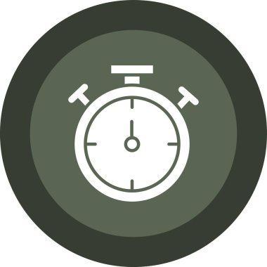 Saat simgesinin vektör illüstrasyonu