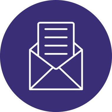 E-posta. Web simgesi basit tasarım