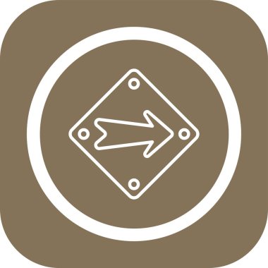 ok simgesi vektör illüstrasyonu