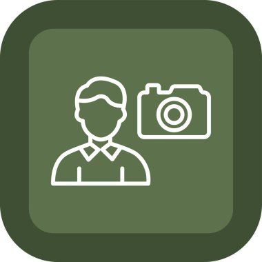 Fotoğraf kamerası vektör simgesi