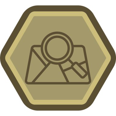 seo modern simgesinin vektör illüstrasyonu