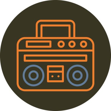 Modern simgenin vektör illüstrasyonu