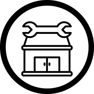 Çince bina ikonu vektör illüstrasyonu