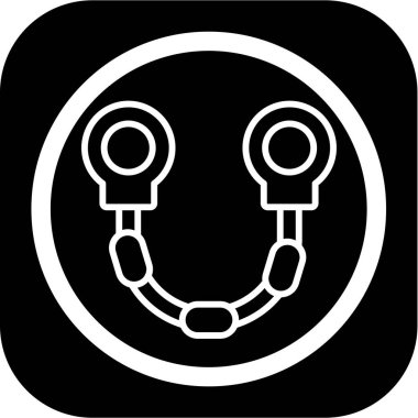 Bir çizgi tasarımının eşsiz vektör simgesi