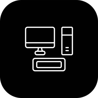 TV simgesi, vektör illüstrasyonu