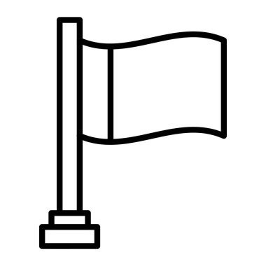 bayrak simgesi, vektör illüstrasyonu