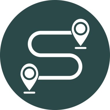 konum. Web simgesi basit illüstrasyon