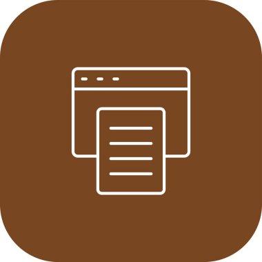 Kişisel ve ticari kullanım için vektör simgesi