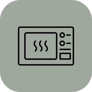 vektör fırın simgesi