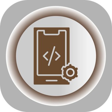 Uygulama modern simgesinin vektör illüstrasyonu