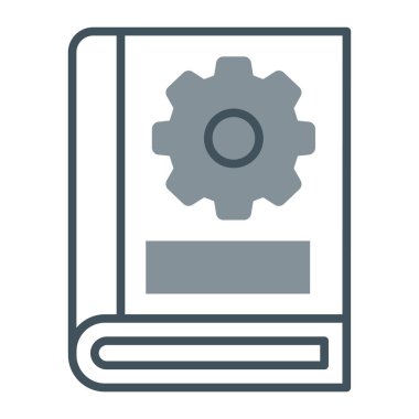 Kitap. Web simgesi basit illüstrasyon