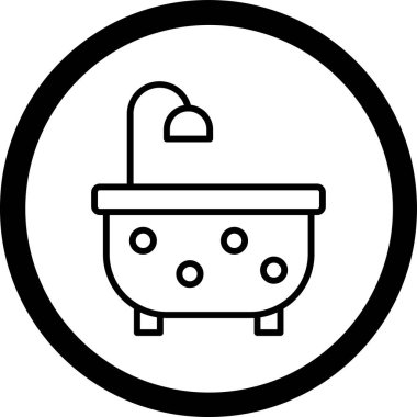 Bir gaz simgesinin vektör illüstrasyonu