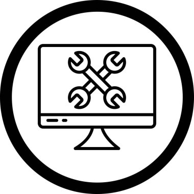 seo modern simgesinin vektör illüstrasyonu