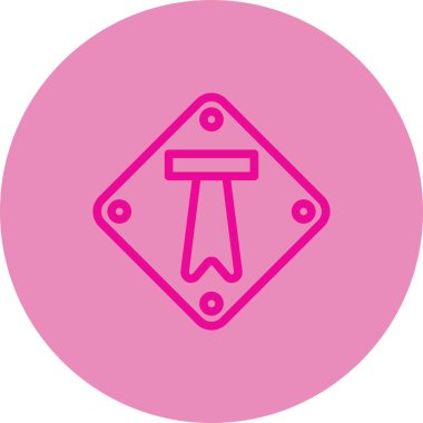 Modern simgenin vektör illüstrasyonu