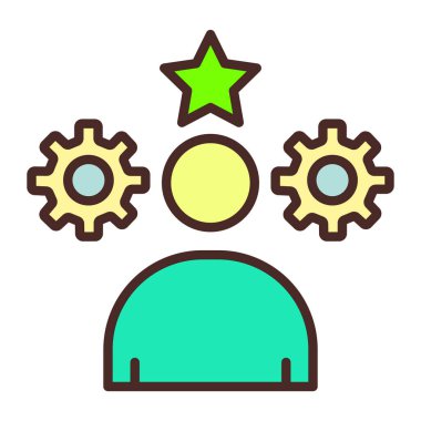 Modern eğitim ikonunun vektör illüstrasyonu