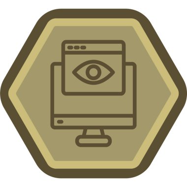 Seo simgesinin vektör illüstrasyonu