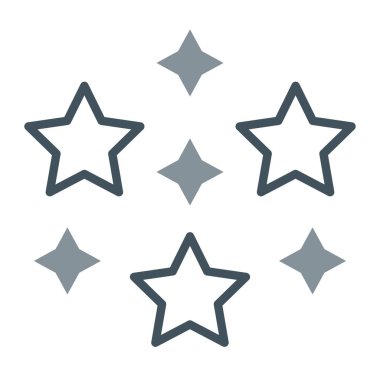 Yıldız simgesi vektör illüstrasyonu