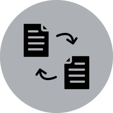 dosya biçimi simgesi, vektör illüstrasyonu