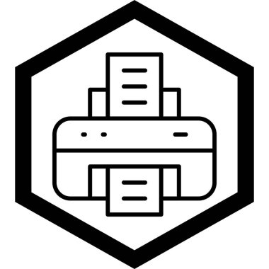 Veri veritabanı depolama simgesi ana hat biçiminde