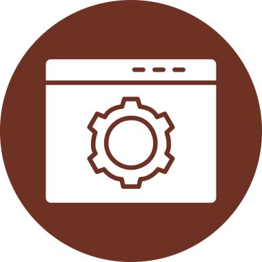 seo modern simgesinin vektör illüstrasyonu