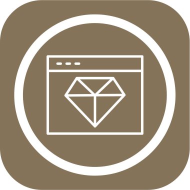 Vektör illüstrasyonu, simge ögesi arkaplanı