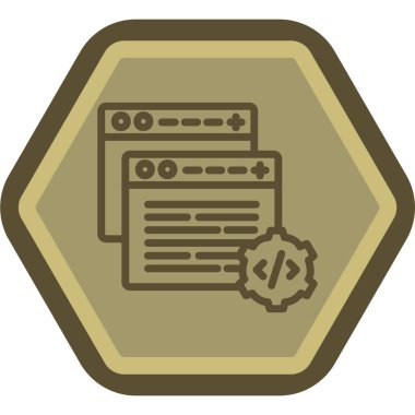 seo modern simgesinin vektör illüstrasyonu