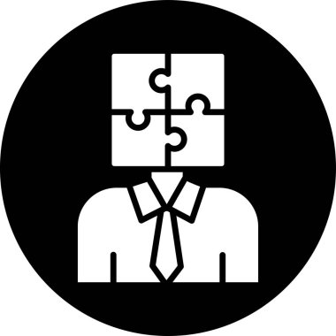 Bir bulmacanın vektör çizimi