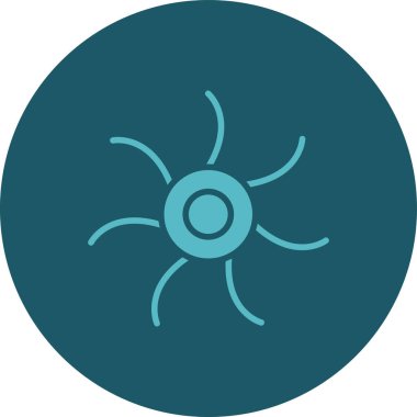 güzel çiçek sembolü vektör simgesi