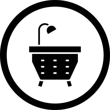 Alışveriş arabası. Basit resimleme