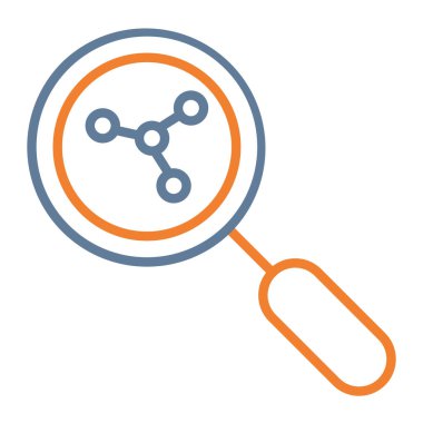 Arama simgesi vektör illüstrasyonu