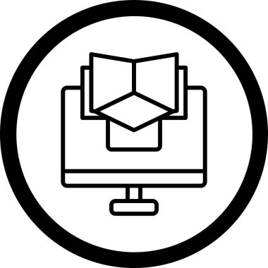 Modern simgenin vektör illüstrasyonu