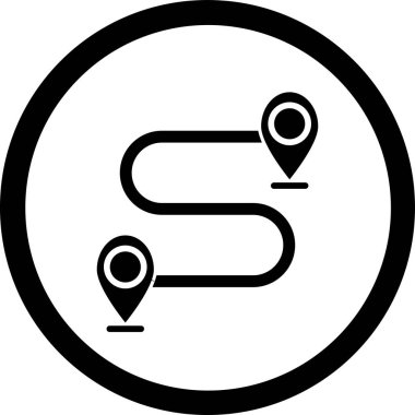 gps simgesi, vektör illüstrasyonu