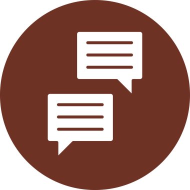 Konuşma baloncukları ikon vektör çizimi