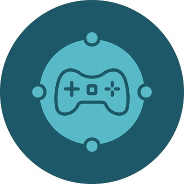 Çerçeve ağ simgesi, vektör illüstrasyonu