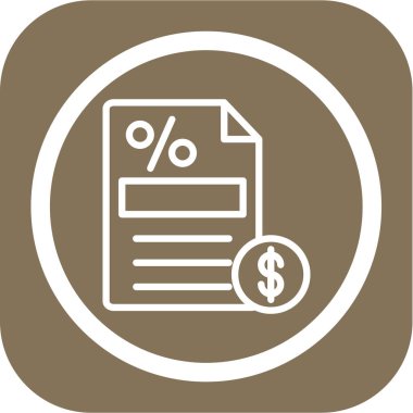 Bill 'in vektör illüstrasyon simgesi