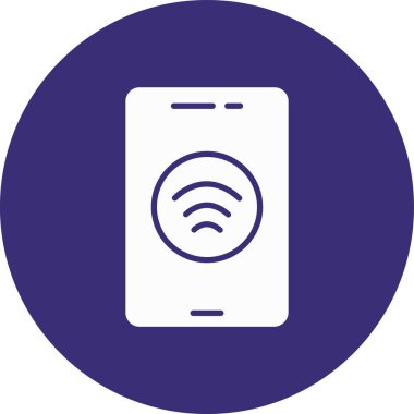 Wifi simgesi, vektör illüstrasyonu