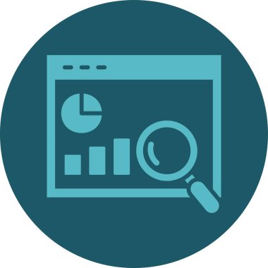 seo modern simgesinin vektör illüstrasyonu