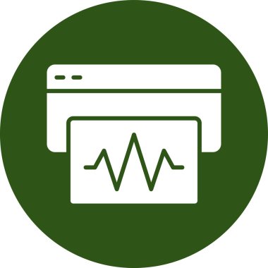 tıbbi çevrimiçi vektör simgesi