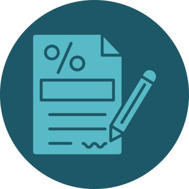 belge simgesi, vektör çizimi