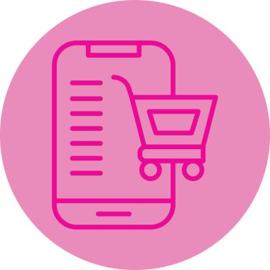 alışveriş sepeti simge vektör