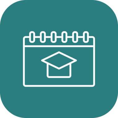 Eğitim simgesinin vektör illüstrasyonu